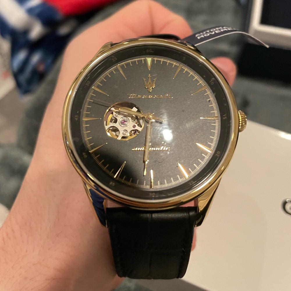 Maserati Watch Tradizione 45MM Black Dial